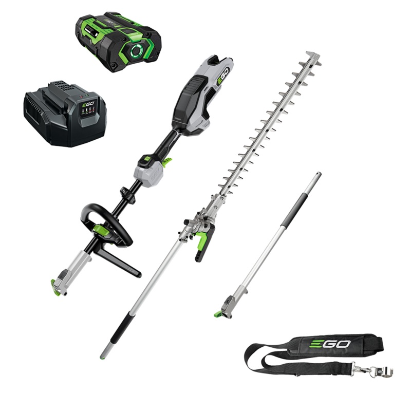 EGO POWER+ 56V Brushless Multi-Tool Power Head with Carbon Fibre Shaft 2pce Attachment KIT MHT2021E-X