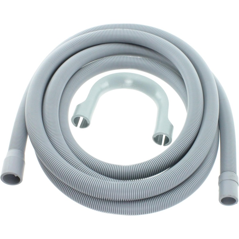 Extra Long Water Pipe Outlet Hose for Bosch Dishwasher (4m 19mm & 22mm Connection)