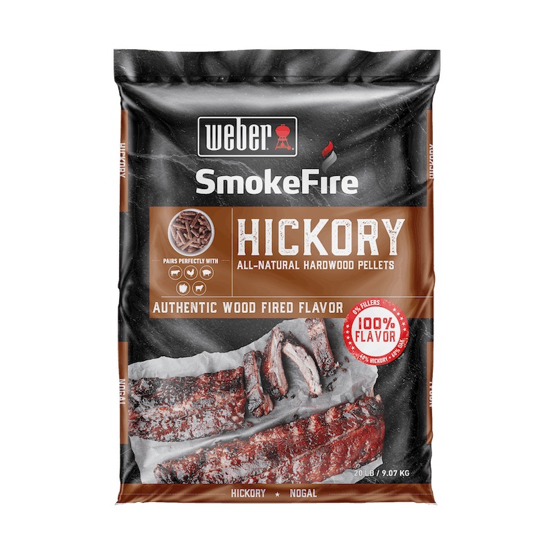 Hickory All-Natural Hardwood Pellets – 9KG