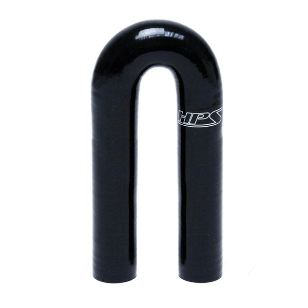 HPS 3/4" Silicone 180 Degree U Bend Elbow Coupler Hose, High Temp 4-ply Reinforced (19mm ID)
