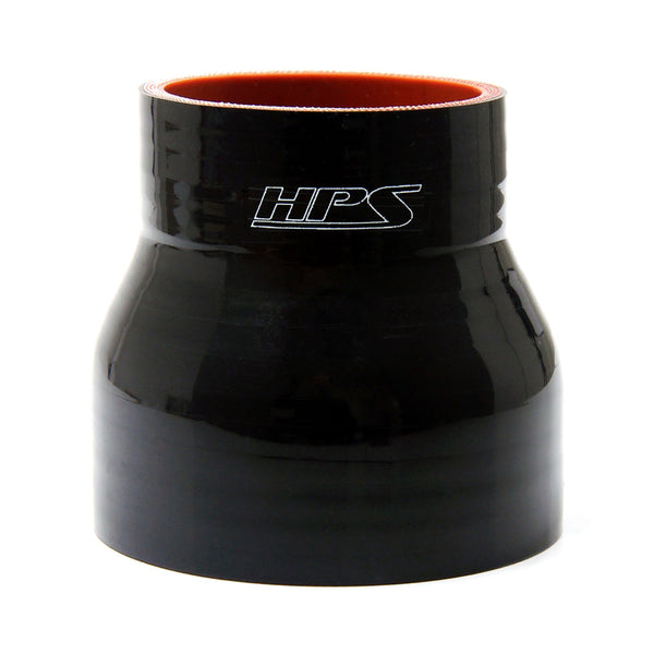 HPS 2-3/8" - 2-1/2", Silicone Straight Reducer Coupler Hose, High Temp 4-ply Reinforced, 60mm - 63mm