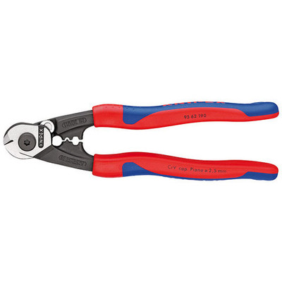Knipex Bowden Cable Cutter 7-1/2" Plastic Coated (9562190SBA)