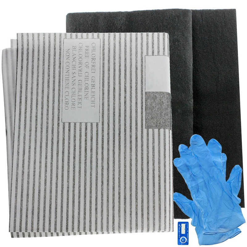 Large Cooker Hood Grease Filters for HYGENA Vent Extractor Fans (2 x Filter, Cut to Size – 100 cm x 47 cm)
