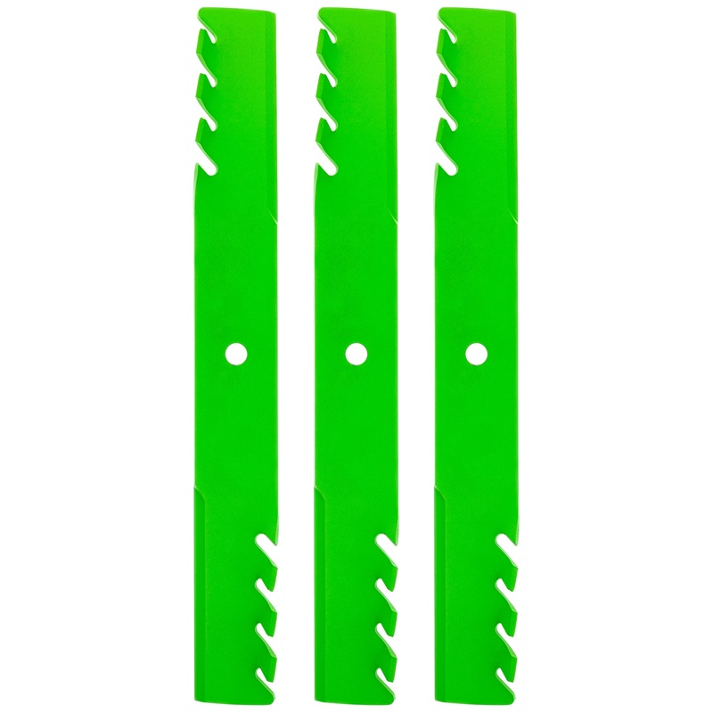 LawnRAZOR Blade for Bad Boy ZT CZT 038-6003-00 60-Inch Toothed Mulching 3 Pack