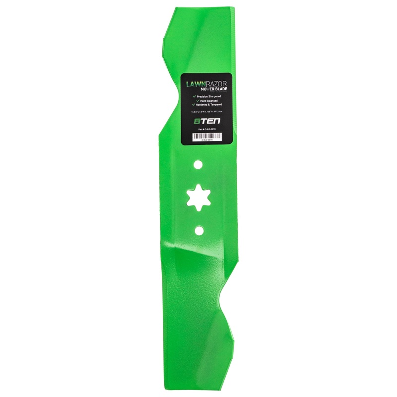 LawnRAZOR Notched High Lift Center Blade For MTD Ranch King Huskee 942-0645 742-0645 942-0543