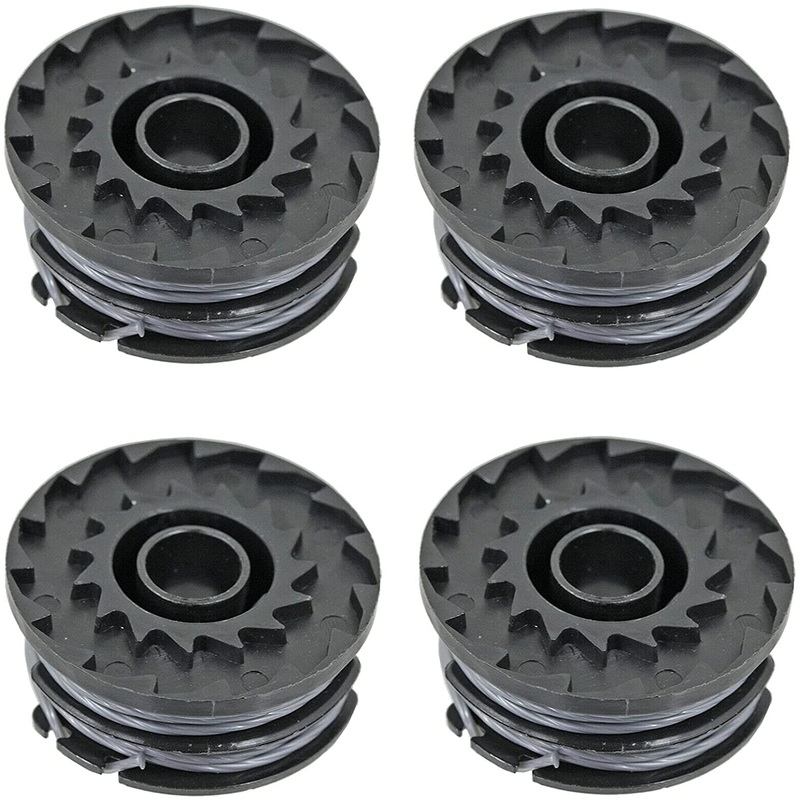 Line & Spool for MOUNTFIELD MT48Li Freedom 48 2015 2016 Strimmer Trimmer 3m (Pack of 4)