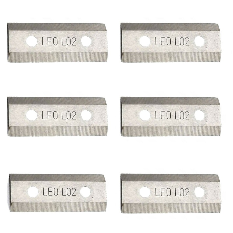 Metal Blades for B+Q FPIS2500 TRY2500SA Garden Shredders LE0L02 64mm (Pack of 6)