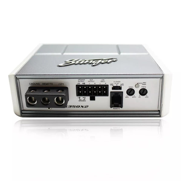 Stinger SPX350X2 350 W Max 2-Channel Class D Marine Grade Powersports Amplifier