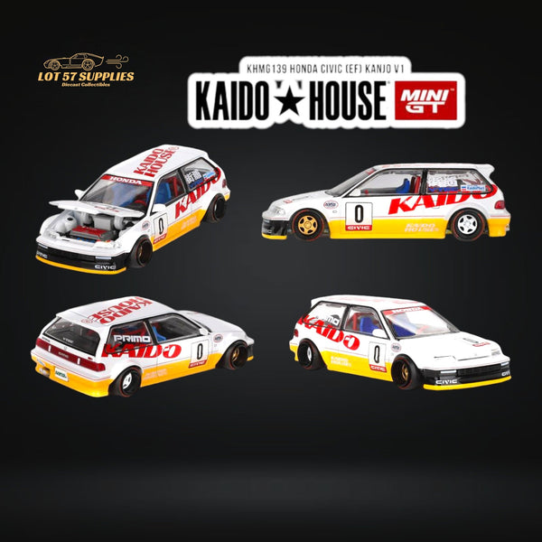 (Pre-Order) Mini GT x Kaido House Honda Civic EF Kanjo V1 #0 V1 1:64 KHMG139