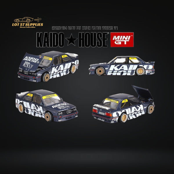 (Pre-Order) Mini GT x Kaido House BMW M3 E30 Kaido Works V1 1:64 KHMG154