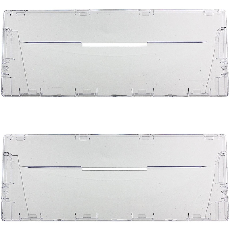 Plastic Drawer Flap Front Handle for Indesit CA55 CAA55 NCA55 Fridge Freezer (Pack of 2)