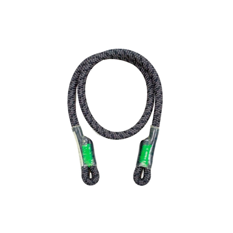 Rope Logic’S 10Mm 28In Grizzly Spliced Black Beeline Eye To Eye Tail