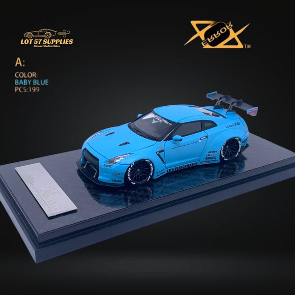 Error404 LB-Works Skyline GT-R R35 Baby Blue 1:64