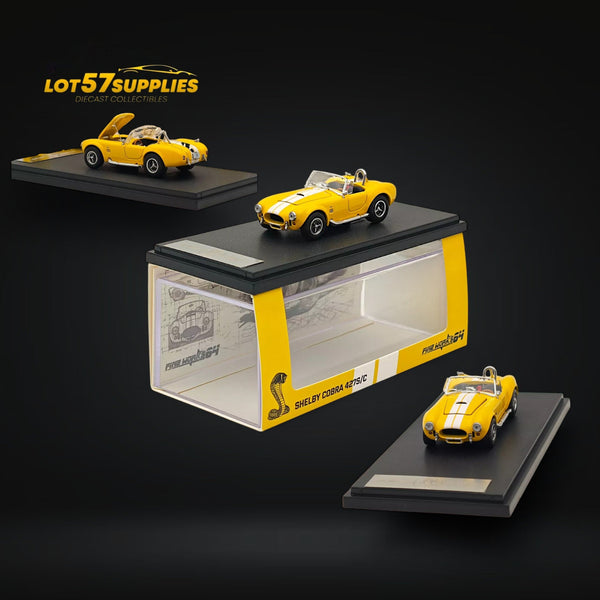 Fine Works64 Shelby Cobra 427 in Yellow 1:64