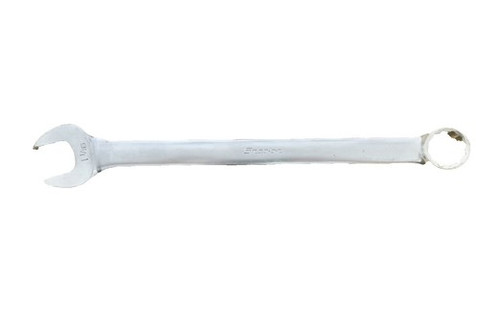 V8 Tools 92036 Single Open End Service Wrench, 1-1/4", Thin Jaw, Short Handle, Fully Polished