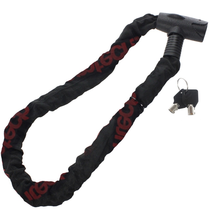 Security Sleeve Chain Lock Heavy Duty Hardened Steel with Nylon Cover (90cm / 3ft)