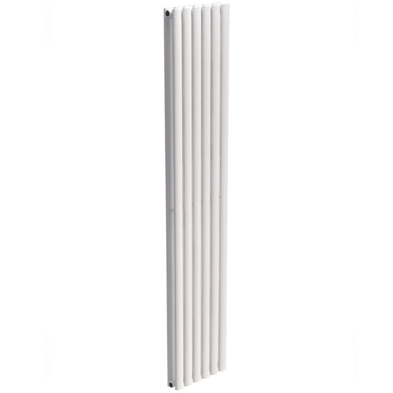 Sonas Amura Elliptical Tube Vertical Designer Radiator1800 X360 Double Panel White| ADPV1836WH