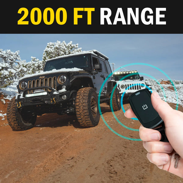 Start-X Long Range (2000-ft) Plug N Play Remote Starter Kit for Jeep Wrangler (2007-2018) / Key Start