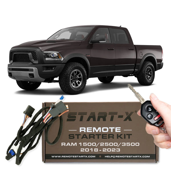 Start-X Plug N Play Remote Starter Kit for RAM Pickup Truck 1500/2500/3500 (2018-2023) / Key Start