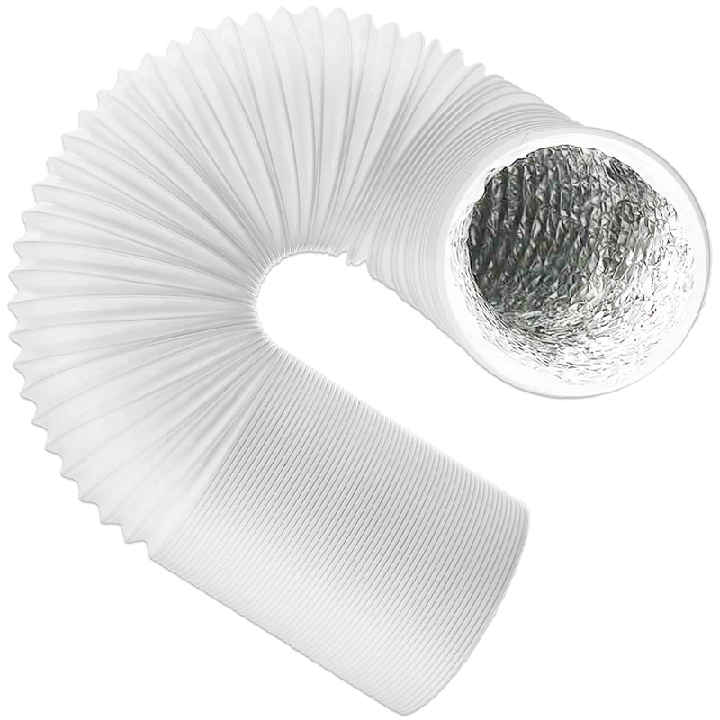 Vent Hose for Diplomat Cooker Hood Extractor PVC Aluminium Foil Insulated Duct Outlet Pipe (5″ x 2.5m)
